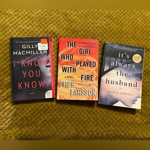 Thriller/Crime/Mystery books